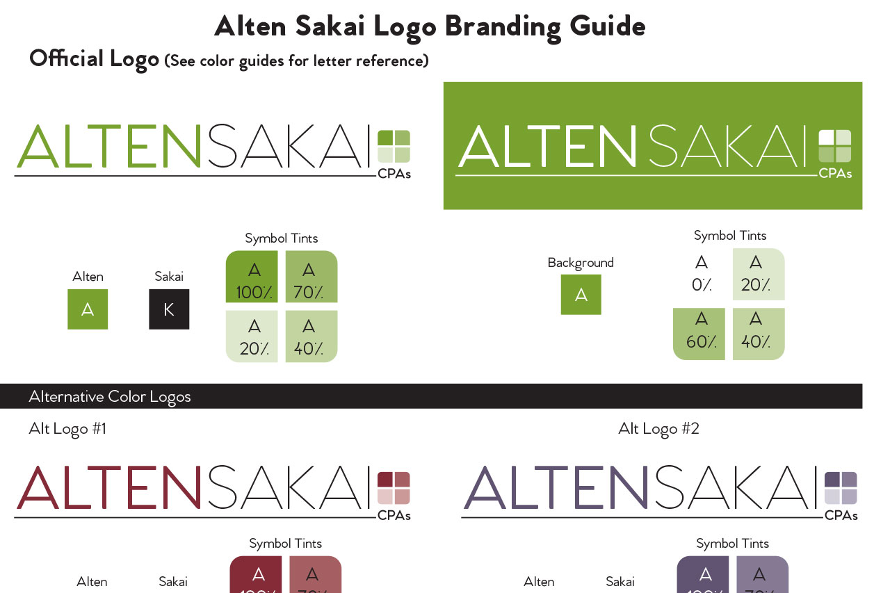 Alten Sakai, CPAs Branding